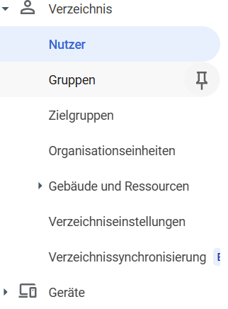 Google-Verzeichnisdienst