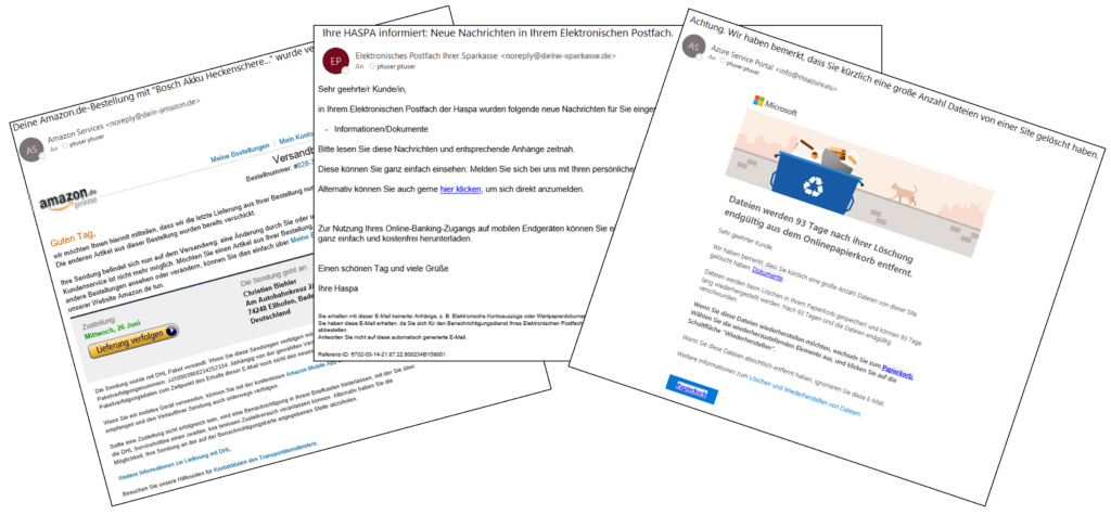 Phishing-Simulation 2 Phishing-E-Mails